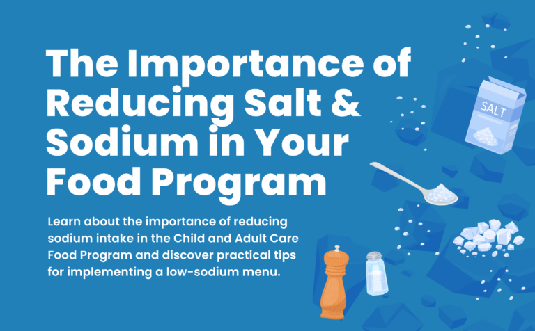 Reducing salt and sodium
