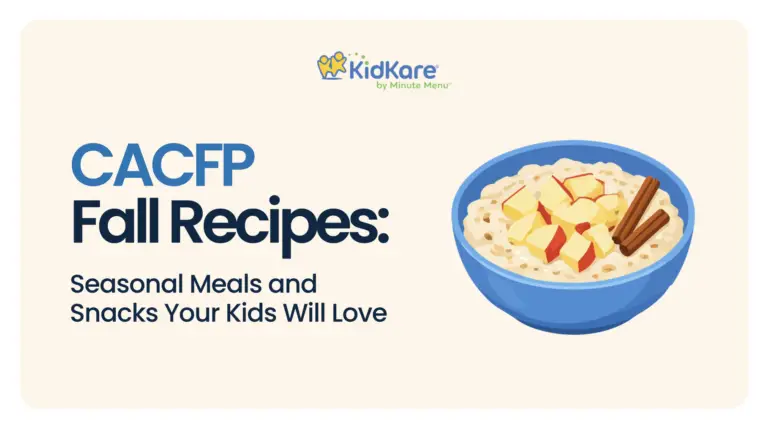 CACFP fall recipies