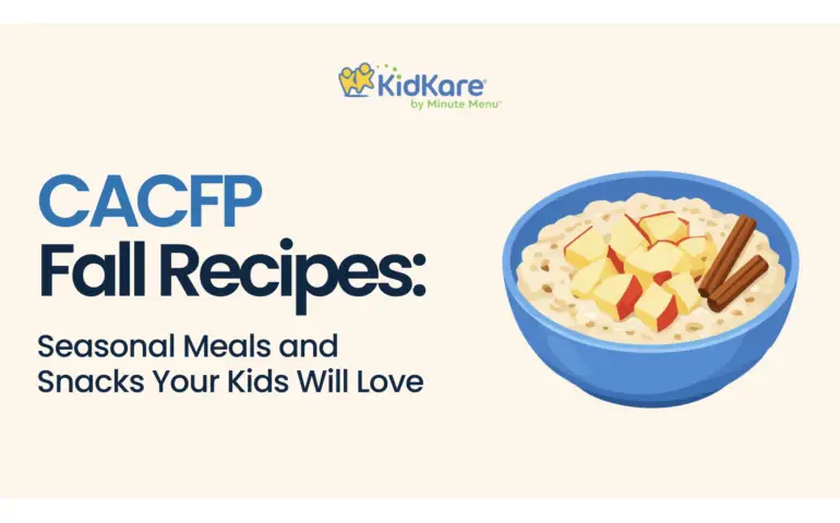 CACFP fall recipies